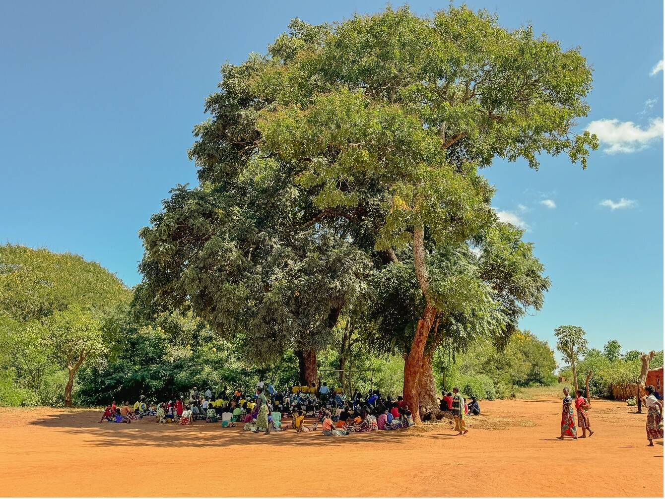 A savings group meeting in Malawi.